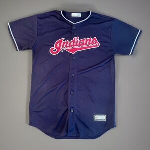 Francisco Lindor #12 Youth XL Jersey Blue Cleveland Guardians MLB Baseball